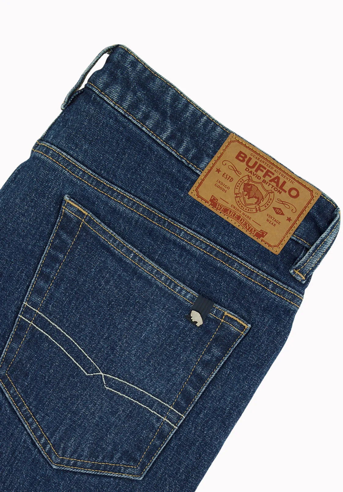 Indigo - Creased And Sanded
